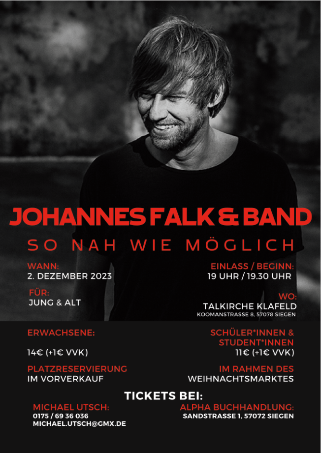 Johannes Falk & Band - So nah wie möglich