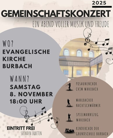 Gemeinschaftskonzert - Ein Abend voller Musik