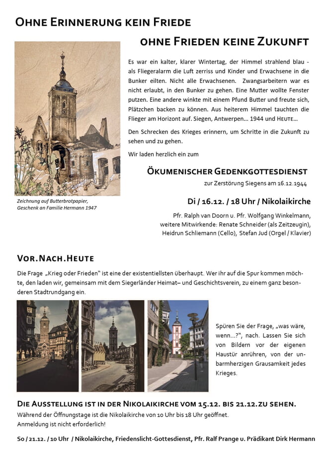 &Ouml;kumenischer Gedenk-Gottesdienst - Nikolaikirche 