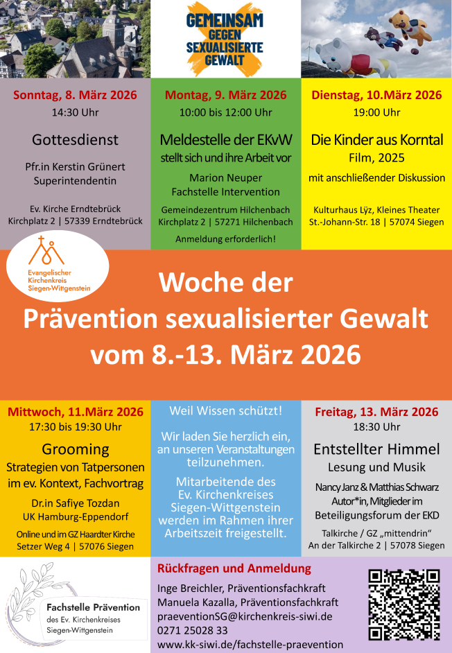 Gottesdienst zur Woche Pr&auml;vention sexualisierter Gewalt