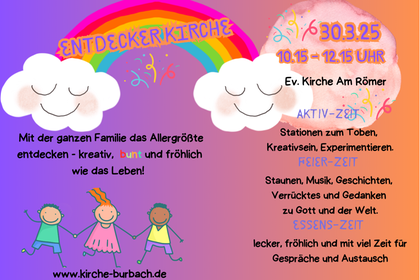 Entdeckerkirche - die Kirche von, mit und für Kinder 